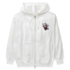 SAYURIAのPinkCat Heavyweight Zip Hoodie