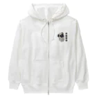 BuhiBuhiBooの手足足手パグ Heavyweight Zip Hoodie