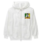 癒されれーるの運くん Heavyweight Zip Hoodie