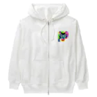 SnackPineのキュートキャットコレクション Heavyweight Zip Hoodie