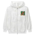 maoのアニメチックな魚 Heavyweight Zip Hoodie