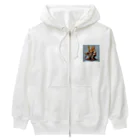 cunissaのドット絵バイキング Heavyweight Zip Hoodie