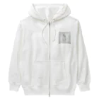 シンプルライフのシンプルライフ　ー休憩中の女性ー Heavyweight Zip Hoodie