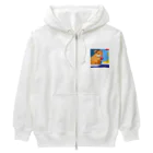 SFFのドット絵ハムスター Heavyweight Zip Hoodie