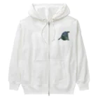 tmy_fの水族館の生き物（愛しのゴマちゃん） Heavyweight Zip Hoodie