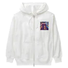 summerのショップのキュートな子犬同士のキス Heavyweight Zip Hoodie