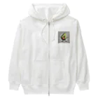 takanori5のアングリーダンシングアボカド Heavyweight Zip Hoodie