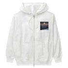 やすてぃの山から昇る月 Heavyweight Zip Hoodie