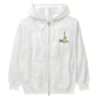 tonboのシンプルワインボトル Heavyweight Zip Hoodie