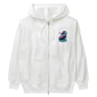 RISE　CEED【オリジナルブランドSHOP】のサメ型宇宙船の奇想天外 Heavyweight Zip Hoodie