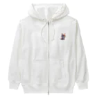 romi-yuのキツネくん Heavyweight Zip Hoodie