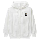 ramiakunのサングラスを掛けた猫 Heavyweight Zip Hoodie