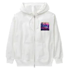  Neo Nature Threads（ネオ ネイチャー スレッズ）の未来都市の視線　～Gaze of the Future City～ Heavyweight Zip Hoodie