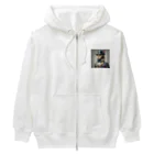 ことこと♂@トレーダーの猫猫　紳士 Heavyweight Zip Hoodie