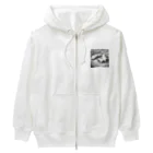 YoMiTの有名な観光スポットイメージ画像：メルボルンのフェデレーションスクエア（オーストラリア、メルボルン） Heavyweight Zip Hoodie