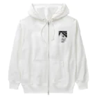 Animaru639のThe and of Cats-004 Heavyweight Zip Hoodie