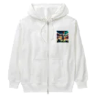 Uchi19のサッカー小僧 Heavyweight Zip Hoodie