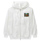 iikyanの恐竜⑥ Heavyweight Zip Hoodie