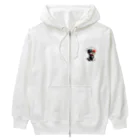 yasunekoの黒猫(ソックス) Heavyweight Zip Hoodie