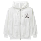 ぷにぷにのふわふわ熊さん Heavyweight Zip Hoodie