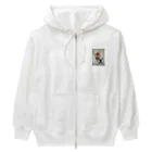 フリーダムのサンタのクロスさん Heavyweight Zip Hoodie