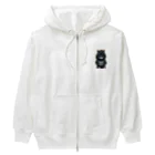 めんぼうさんやのちびネコ Heavyweight Zip Hoodie