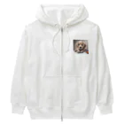 つぶらな瞳の子犬グッズ屋さんのつぶらな瞳の可愛い子犬② Heavyweight Zip Hoodie