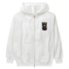 めんぼうさんやのちびネコ Heavyweight Zip Hoodie