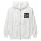 Satoshi27の "アメリカンスポーツの輝き" Heavyweight Zip Hoodie