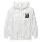 mamichin1122のひまわりで隠す娘 Heavyweight Zip Hoodie