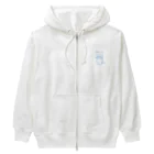 まったりと٩(　ᐕ)وのねこ〜ちゃん Heavyweight Zip Hoodie