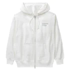 boarding bridgeのbb hoodie (white) Heavyweight Zip Hoodie