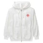 PRAYER'S CROWNの赤ロゴ　PRAYER'S CROWN Heavyweight Zip Hoodie