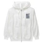 奈樹(なな)のうろこ雲 Heavyweight Zip Hoodie