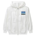 ブルームーンのあおぞらとびわこにいやされます。 Heavyweight Zip Hoodie