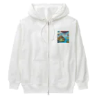 G7のショップの 幻想の浮遊アイランド コレクション（Fantastical Levitating Islands Collection） Heavyweight Zip Hoodie