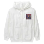 yt shopのサイケな自然イラストグッズ Heavyweight Zip Hoodie