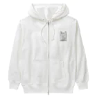 royro_desingの漂着物　海ごみのレジ袋 Heavyweight Zip Hoodie