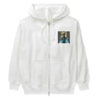 しゅ～とshopのスカルのグッズ Heavyweight Zip Hoodie