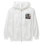 めんたいこの都会女子高生 Heavyweight Zip Hoodie