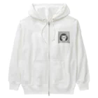 kaitya_の可愛いハリネズミ Heavyweight Zip Hoodie