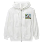 kawaiinekochanの可愛いウサギ Heavyweight Zip Hoodie