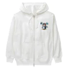 JUN-yの空を飛びたいペンギン Heavyweight Zip Hoodie