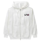 unoのUNOロゴ×ドットビキニヒップ Heavyweight Zip Hoodie