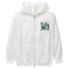 夢見る猫の箱庭のカルマニャビゲーター Heavyweight Zip Hoodie