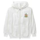 yugorohouseのクリスマスベアーズ Heavyweight Zip Hoodie