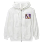 ブギーズの酔っ払いの猫くん Heavyweight Zip Hoodie