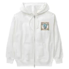 junji8000のかわいいタツノオトシゴ４ Heavyweight Zip Hoodie