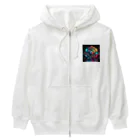 レモングラスの"頭脳磨きの旅: キューブ・パズルの挑戦" Heavyweight Zip Hoodie