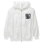 にんにんにんじゃのベテラン忍者のグッズ Heavyweight Zip Hoodie